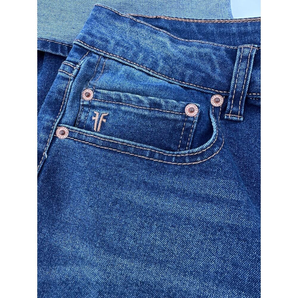 NWT Frye High Rise Cuffed Straight Leg Crop Jeans Women’s Size 8/29 Medium Wash - Picture 14 of 15